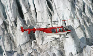 Helikopter bij Mt Assiniboine Canada