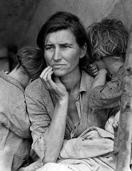 Armoede tijdens Grote Depressie