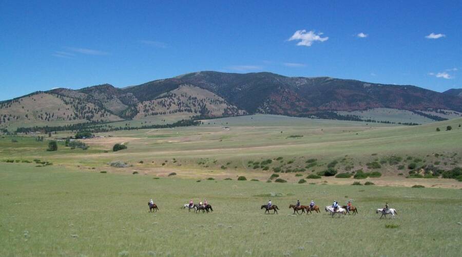 Paardrijden op de Rocking Z Guest Ranch in Montana