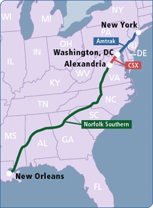 Amtrak New York - New Orleans