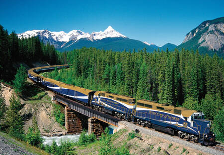 Treinreis Vancouver - Banff