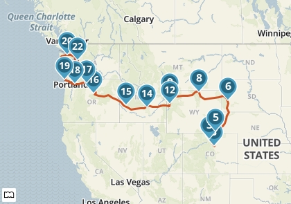 Volcanoes, Rockies & Beaches