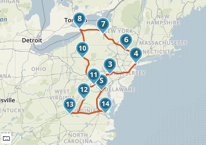 Eastern Highlights & American History