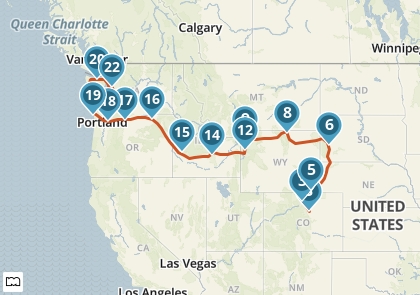 Volcanoes, Rockies & Beaches