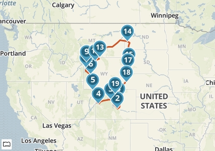 Rocky Mountains to Montana
