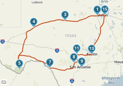 

  The Great Texas Escape per auto of camper
