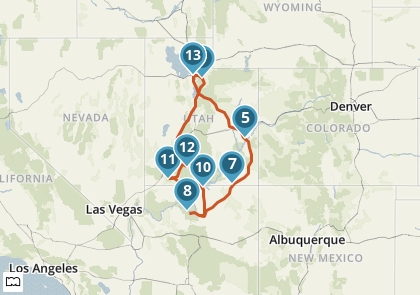 Winterreis Park City & National Parks