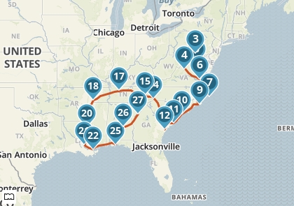 East Coast Deep South