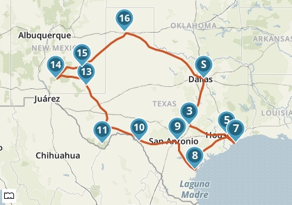 

  Texas Discovery per auto of camper
