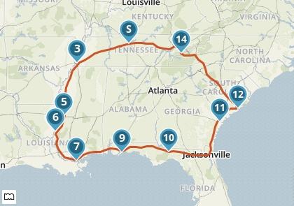 Deep South & Carolinas