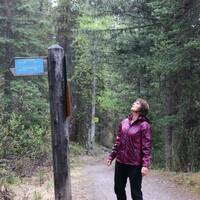 Hike tocht naar Lake Louise